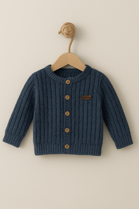 🧵 Arma Detaylı Triko 4’lü Bebek Seti – Yumuşacık Dokulu Premium Triko