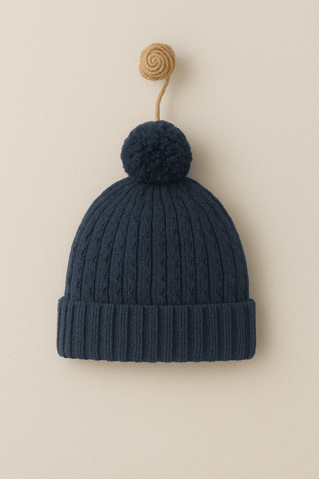 🧵 Detailliertes 4-teiliges Baby-Strickset mit Emblem – Weiche, strukturierte Premium-Strickware