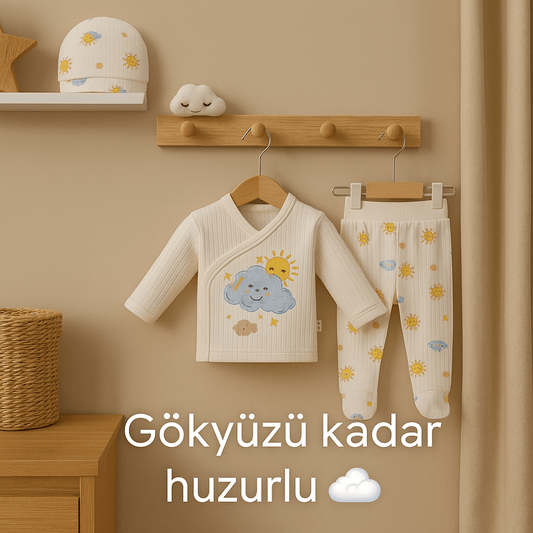 ☁️ Cloudy Sun Tale Bodysuit Set ☀️