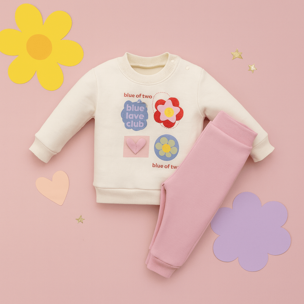 🌸 Color Love Club Mädchen-Set (Oberteil und Unterteil)