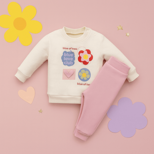 🌸 Color Love Club Mädchen-Set (Oberteil und Unterteil)