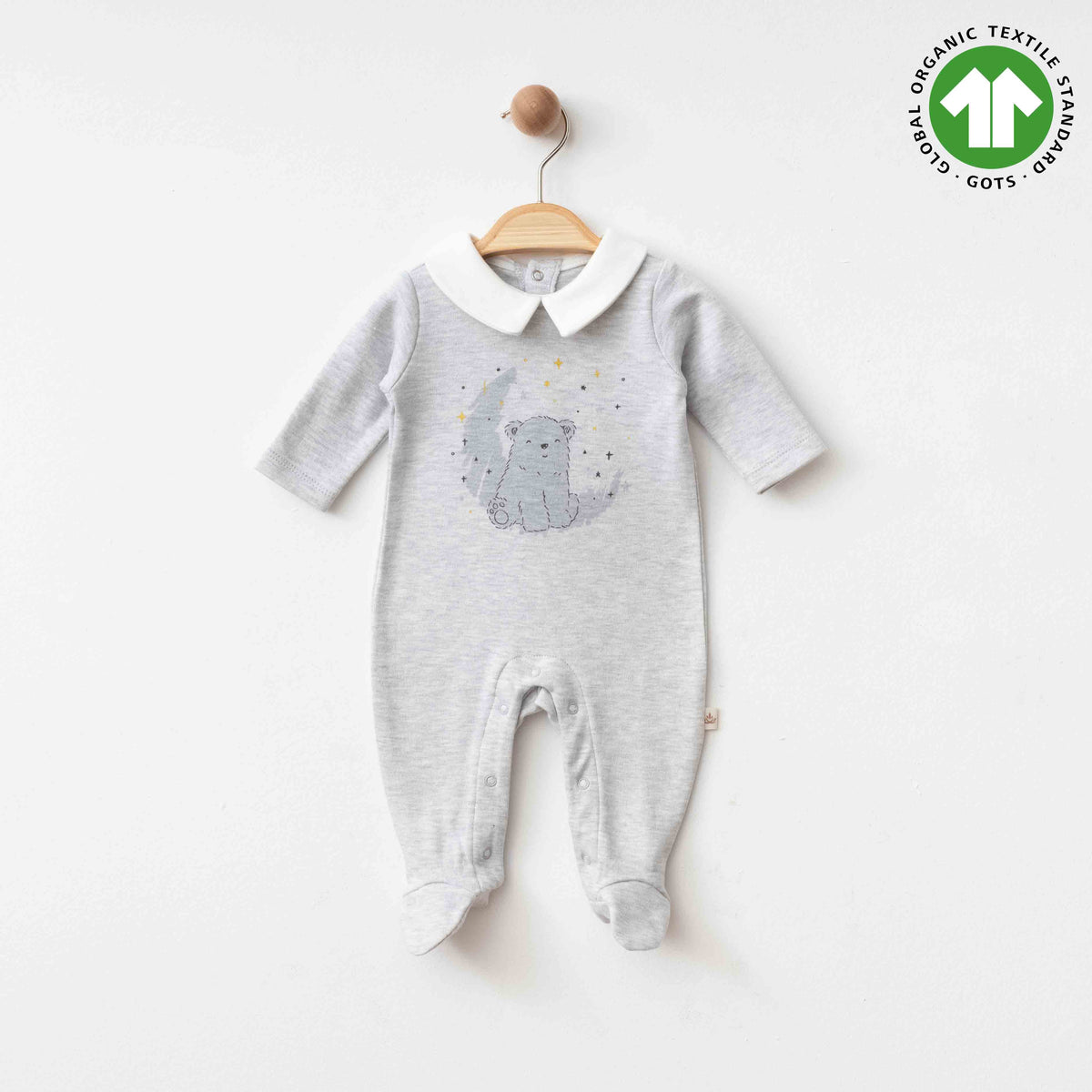 YILDIZ AYI ORGANİK BEBEK TULUMU
