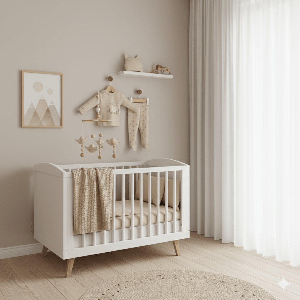 🌿 Pamuk Waffle 5’Lİ Bebek Zıbın Takımı – 0-3 AY 🌿