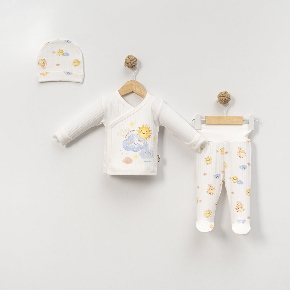 ☁️ Cloudy Sun Tale Bodysuit Set ☀️