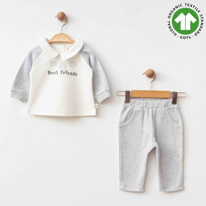 BEST FRIENDS ORGANIC 2-PIECE BABY SET